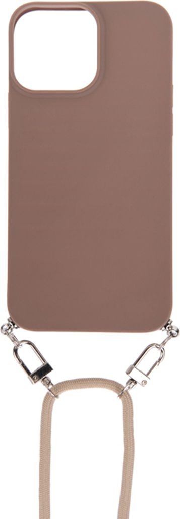 Eko, iPhone 13 Hülle mit Nylonschnur und Harzkette, Braun