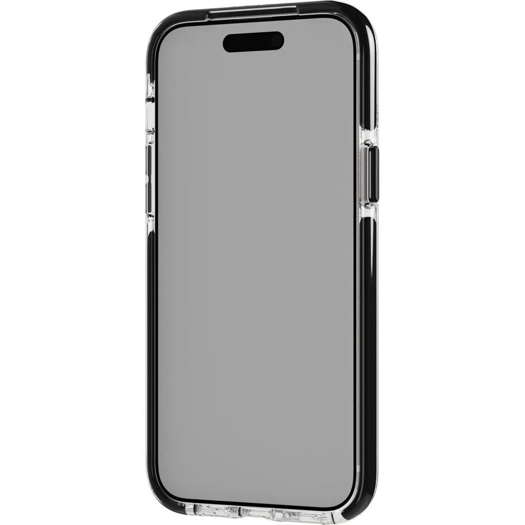 Tech21 EvoCrystal Kick Coque MagSafe pour iPhone 15 Plus Noir et Clair