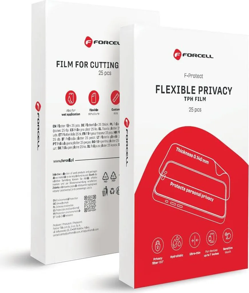 Film Privacy anti-espion 196x125mm pour traceur - Protection 25 unités