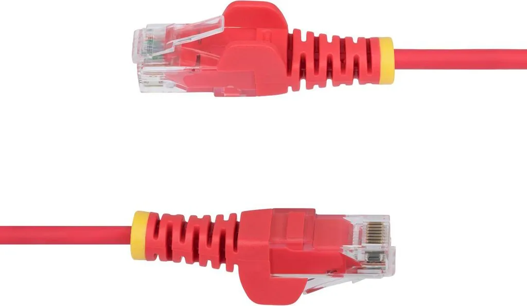 Câble Ethernet Cat6 Blindé FTP Rouge de 7m avec Protection Snagless