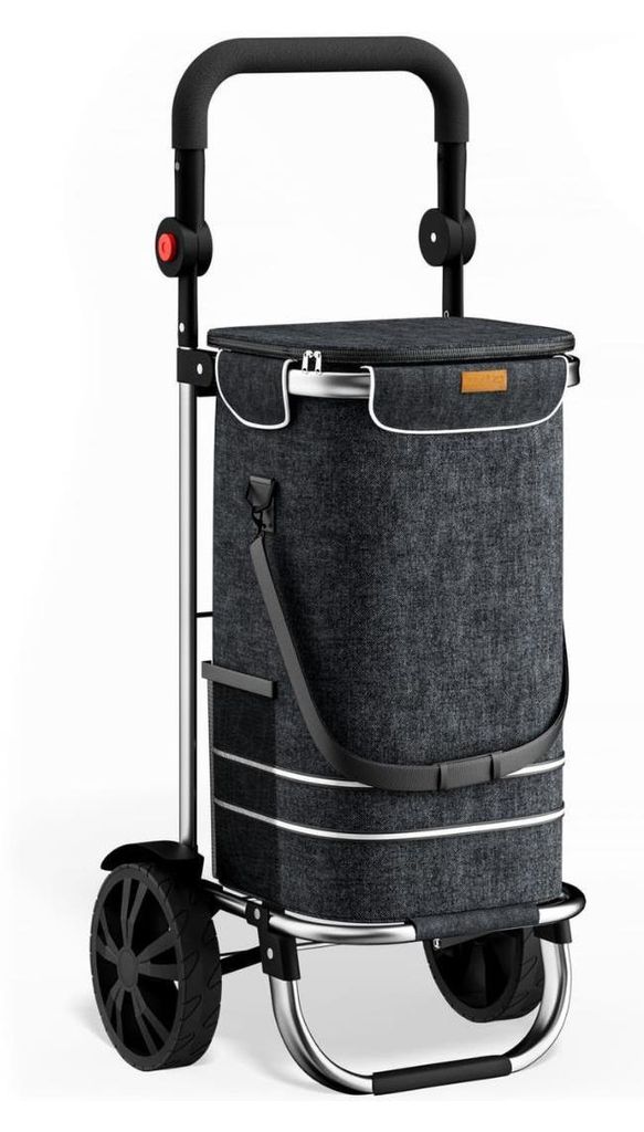Nákupní taška na kolečkách EASY, 50l, černá Obrázek produktu 