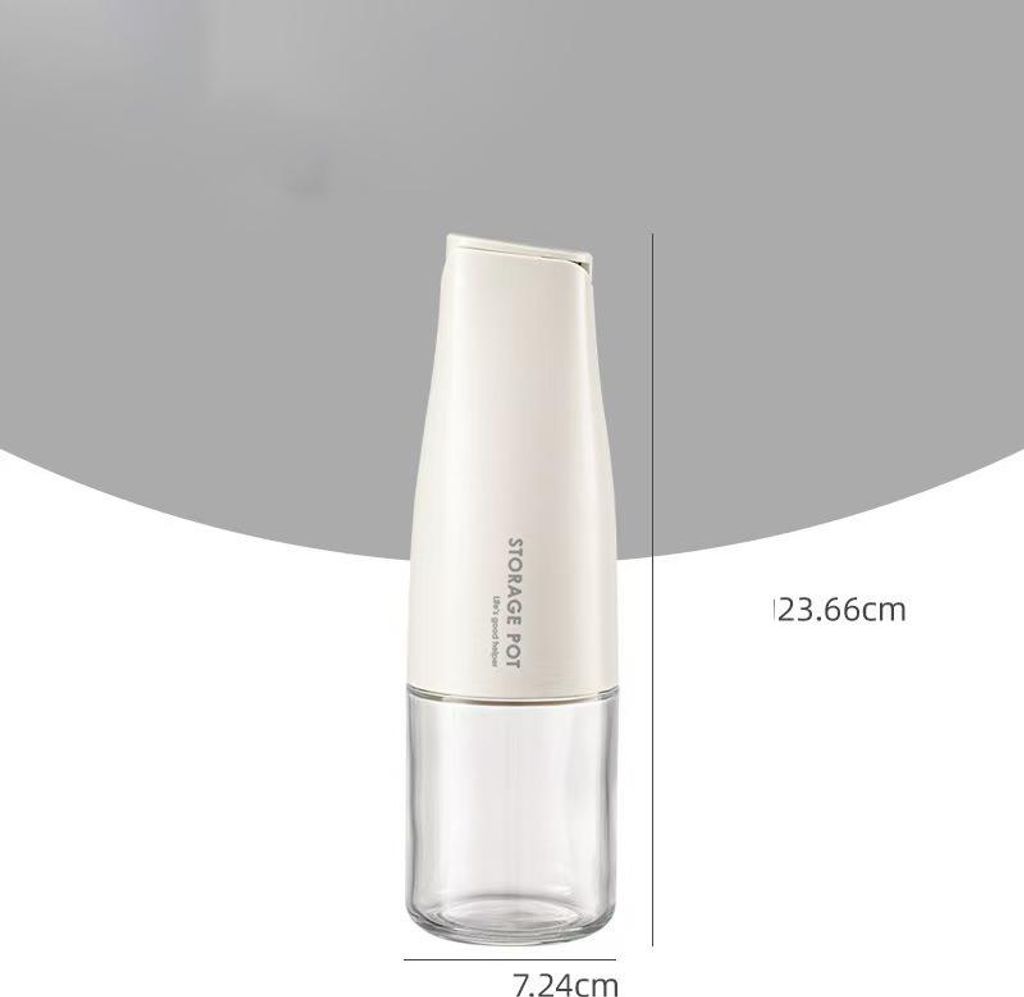 INF 500ML Automatischer Ölspender mit Kippverschluss - Tropffreie Glasflasche