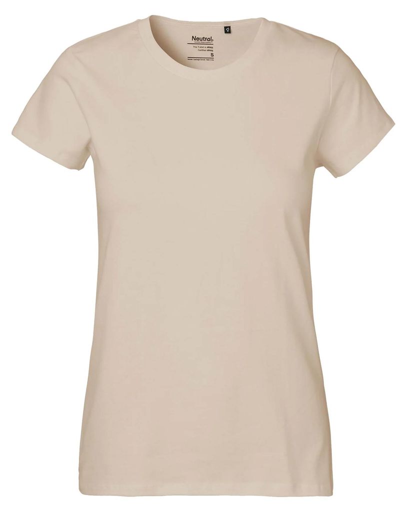 Neutral - T-Shirt für Damen, Klassisch LT3466 (XS) (Sand)