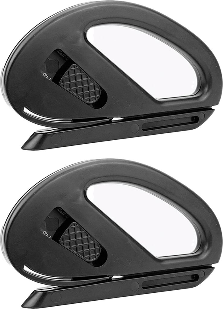 1/2-teiliges Sicherheitsschneider-Werkzeug, Folienschneider, versteckte Klinge, Geschenkpapier-Trimmer, leicht verschiebbarer Verpackungspapier-Rol...