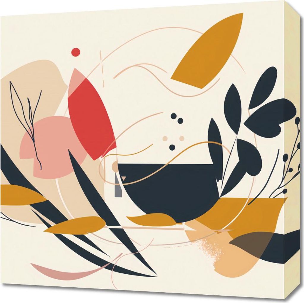 Bild 50x50cm Lebendige Flora