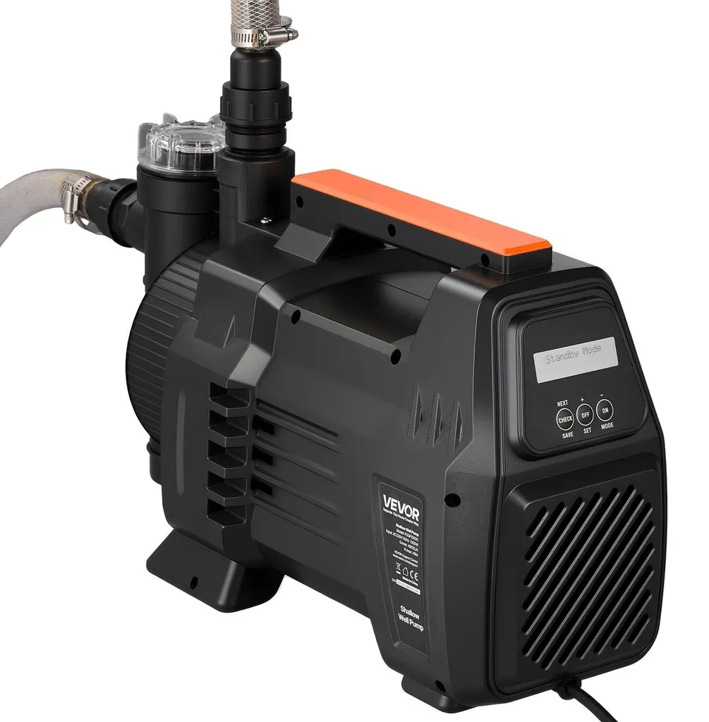 Pompe d'arrosage pour pelouse et irrigation de jardin, 1300W et 4800 L/h