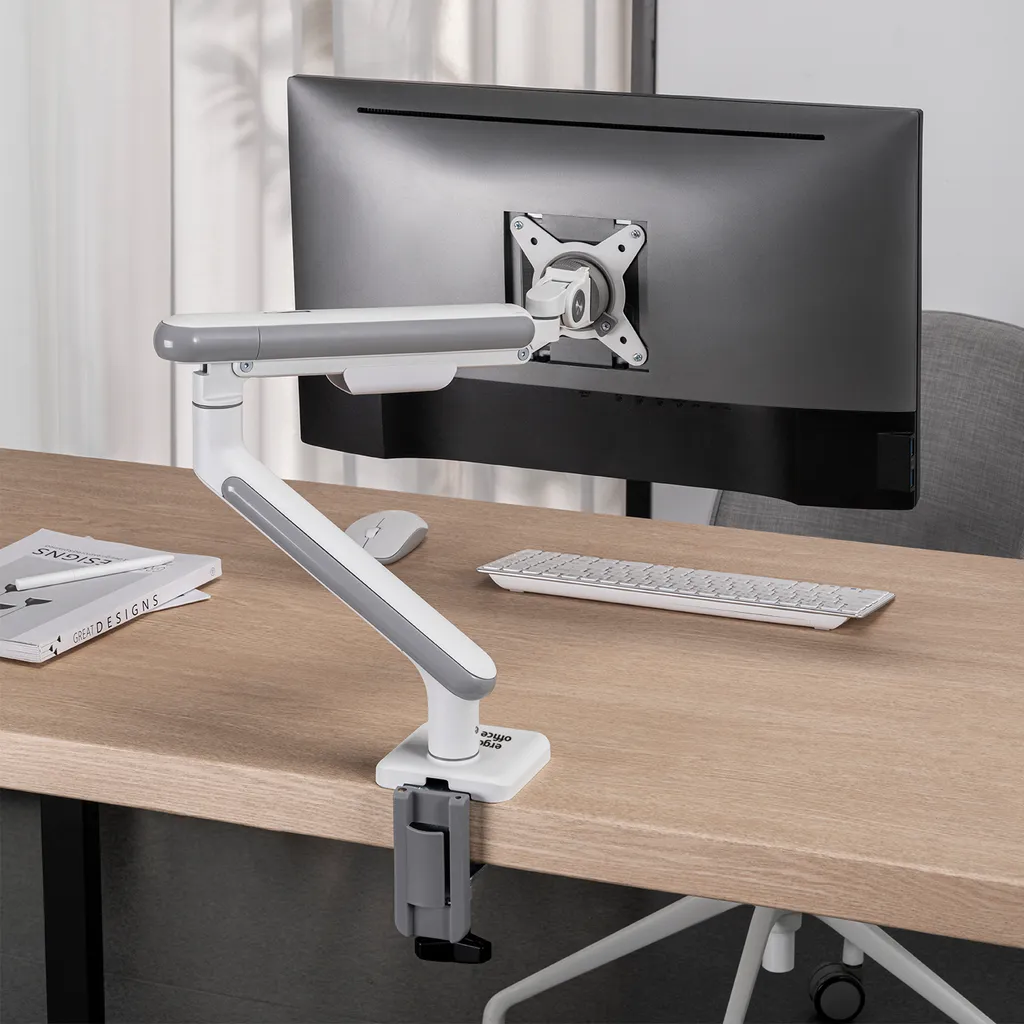 Support de bureau double écran pour libérer l'espace de travail - 2
