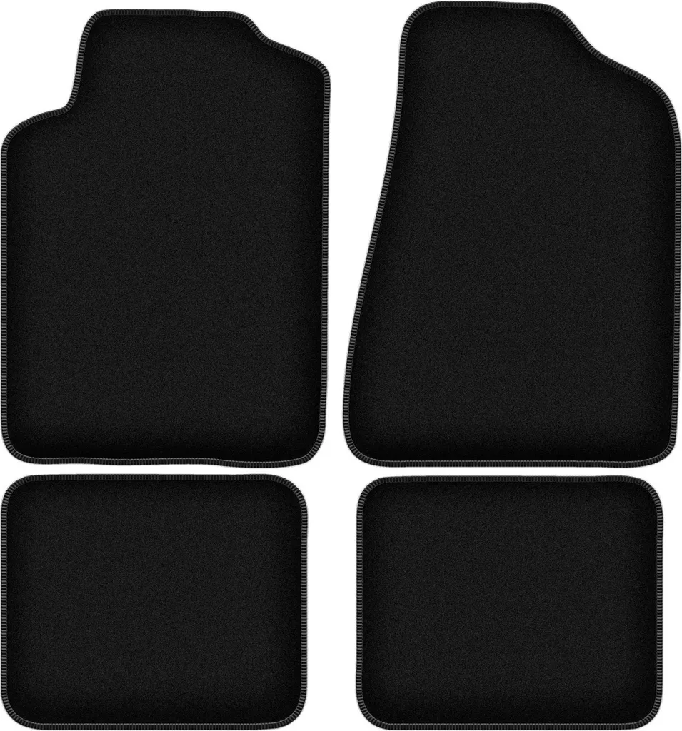 Migliori Tappetini Velluto Dodge Stratus (95-01) - Neri 4 Pezzi Fit