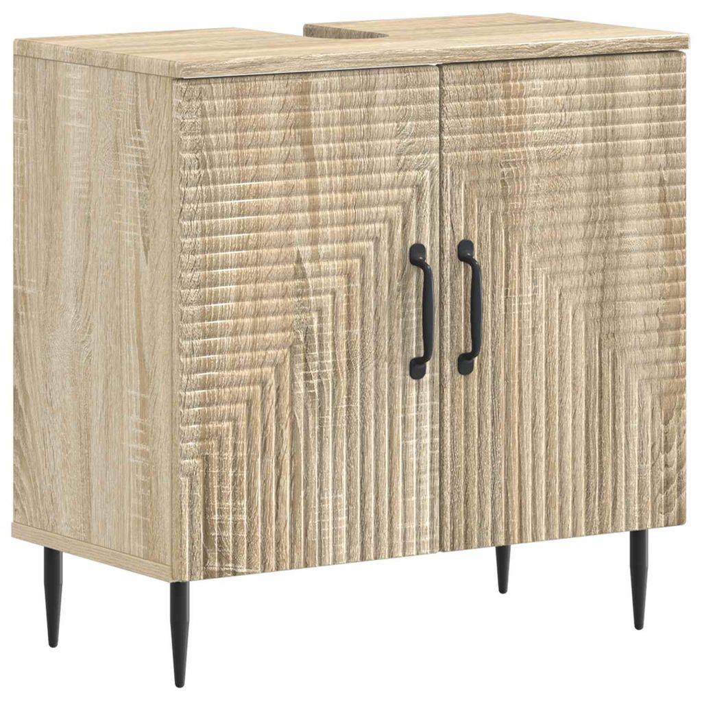 Mobile lavabo vidaXL, modello HAARLEM, finitura rovere Immagine del prodotto 