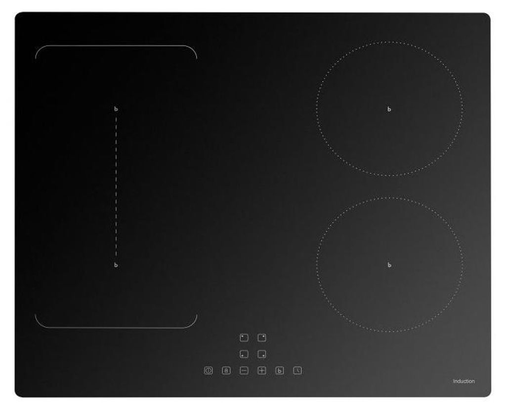 Plaque cuisson induction vitrocéramique 4 Zones Boost Image du produit 