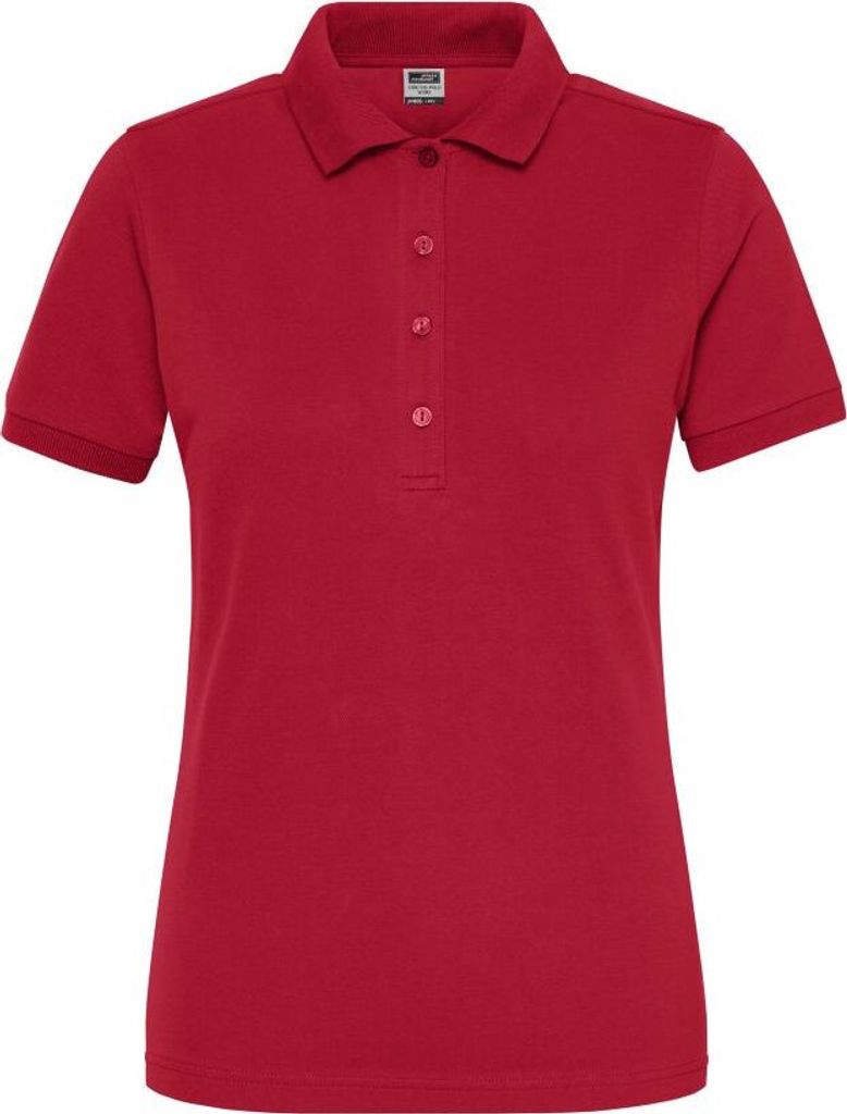 Polo aus weichem Elastic-Piqué red, Gr. L Produktbild 