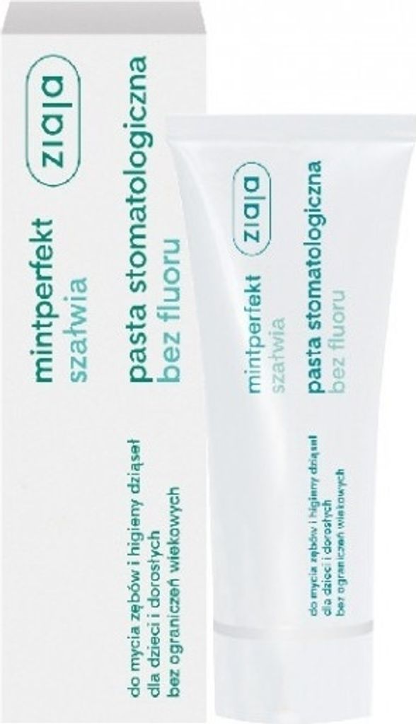 Ziaja MINTPERFEKT Salbei Fluoridfreie Zahnpasta 75 ml / 3929