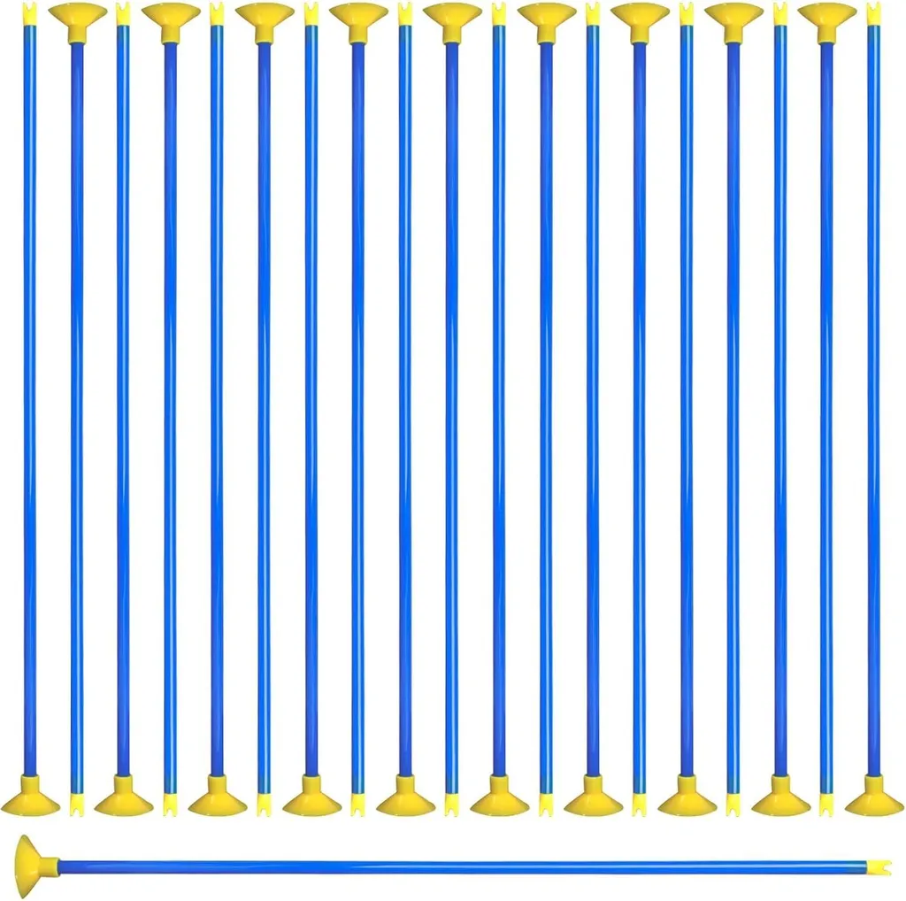 20 flèches à ventouse de rechange bleues pour tir à l'arc enfant
