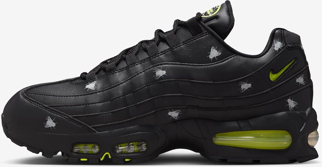 Nike Air Max 95 Premium "Houseflies Black Neon Yellow", Größe: 39