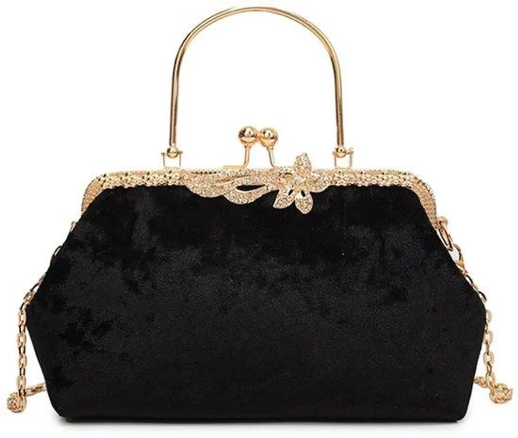 Pochette de soirée anti-rayures pour femme avec fermoir sécurisé