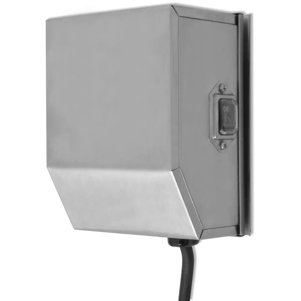 Moteur de barbecue rotatif 4W vidaXL en inox pour une cuisson homogène