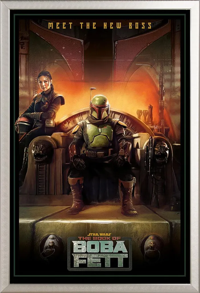 Poster Star Wars grand format cadre pour salon et deco chambre cinema
