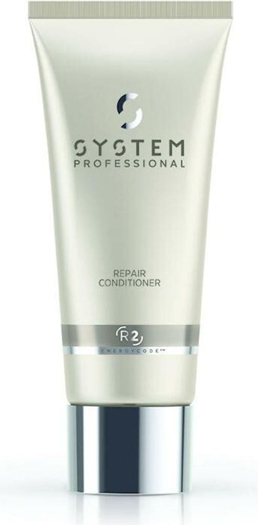 A product shot of a System Professional Repair Conditioner tube.