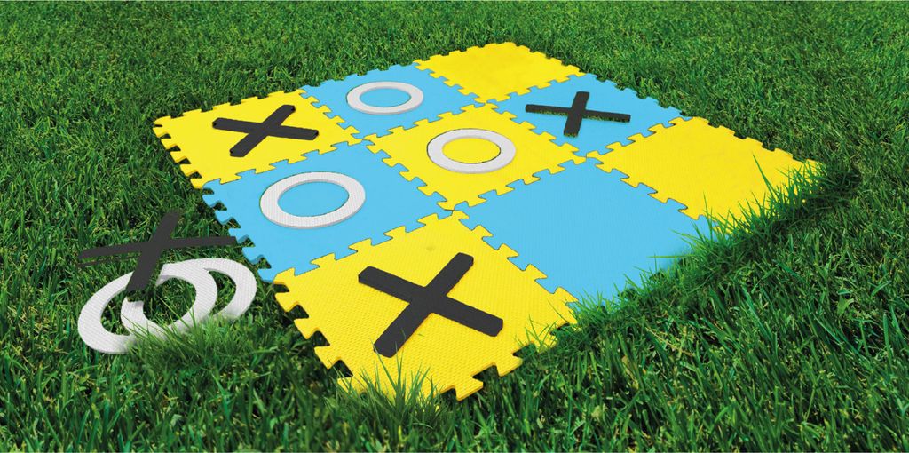 Outdoor-Tic-Tac-Toe-Spiel 32x32cm