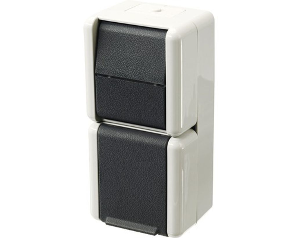 JUNG 876 W, Weiß, 250 V, 16 A, 75 mm, 58 mm, 151 mm Produktbild 