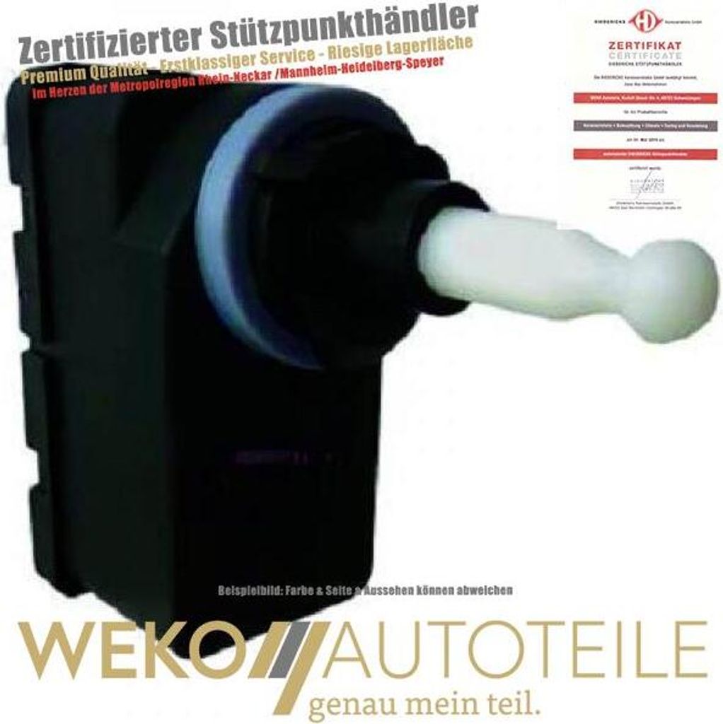 Stellelement Leuchtweiteregulierung DIEDERICHS 1813086 für OPEL