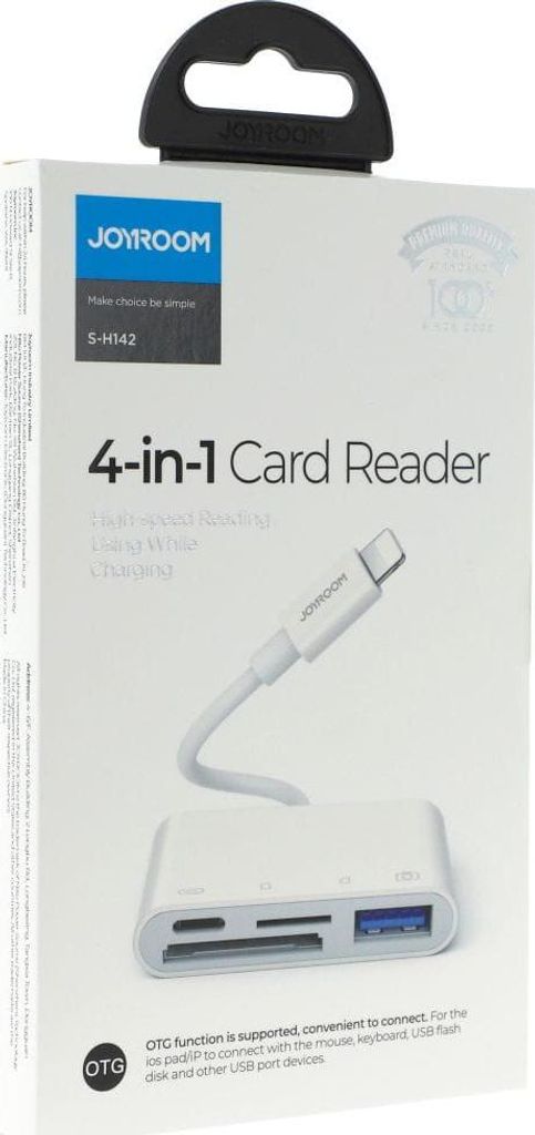 Produktbild von Kamera Adapter Apple Lightning Auf USB, USB 3.0 OTG Kabel Für IPhone/iPad Zum Anschluss Von Kartenleser, USB Flash Laufwerk, U Disk, Tastatur, Maus, Hubs, MIDI, Plug And Play, Weiß
