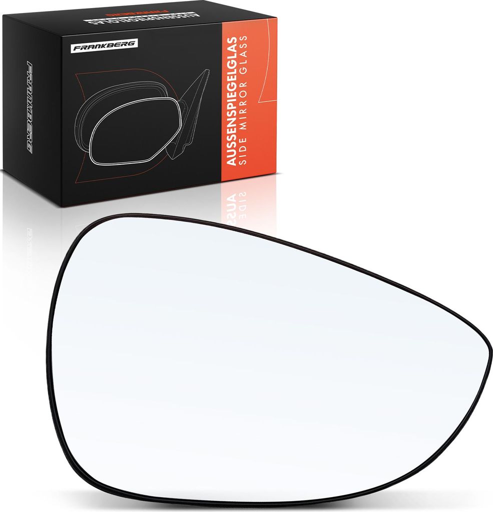 Frankberg 1x Spiegelglas Außenspiegel rechts für Chevrolet Aveo/Kalos Schrägheck Bj ab 2008