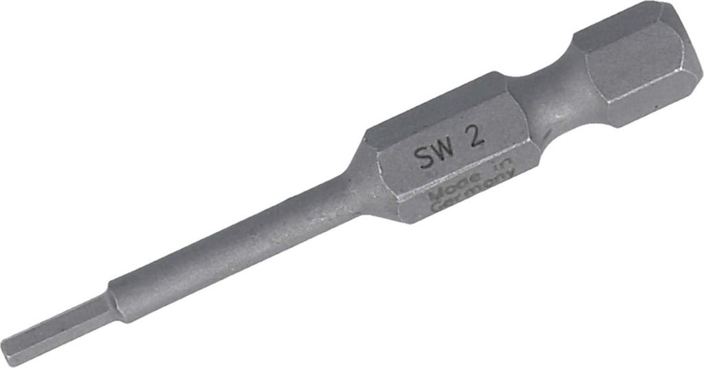 HARTING Sechskantschlüssel mit Adapter 1/4" für Axialschraube, Schlüsselweite SW2 - 1 Stück