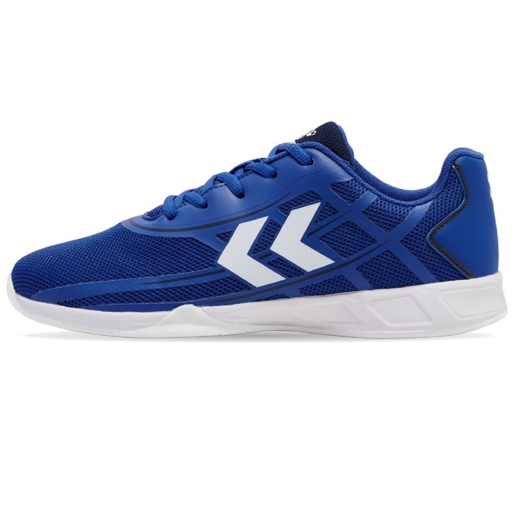 Hummel Root Elite II Indoor Hallenschuhe Sportschuhe blau/weiß 223143-7045, Schuhgröße:47 EU