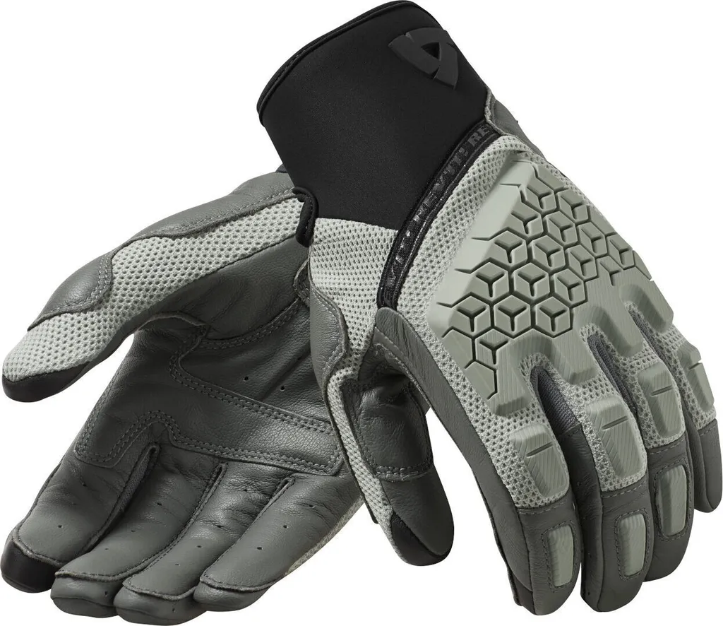 Gants moto confortables Rev'it Caliber gris 2XL contre la chaleur