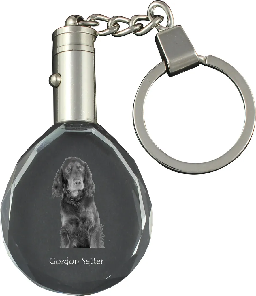 Setter Gordon nel Cristallo | Un Regalo Magico per Cinofili