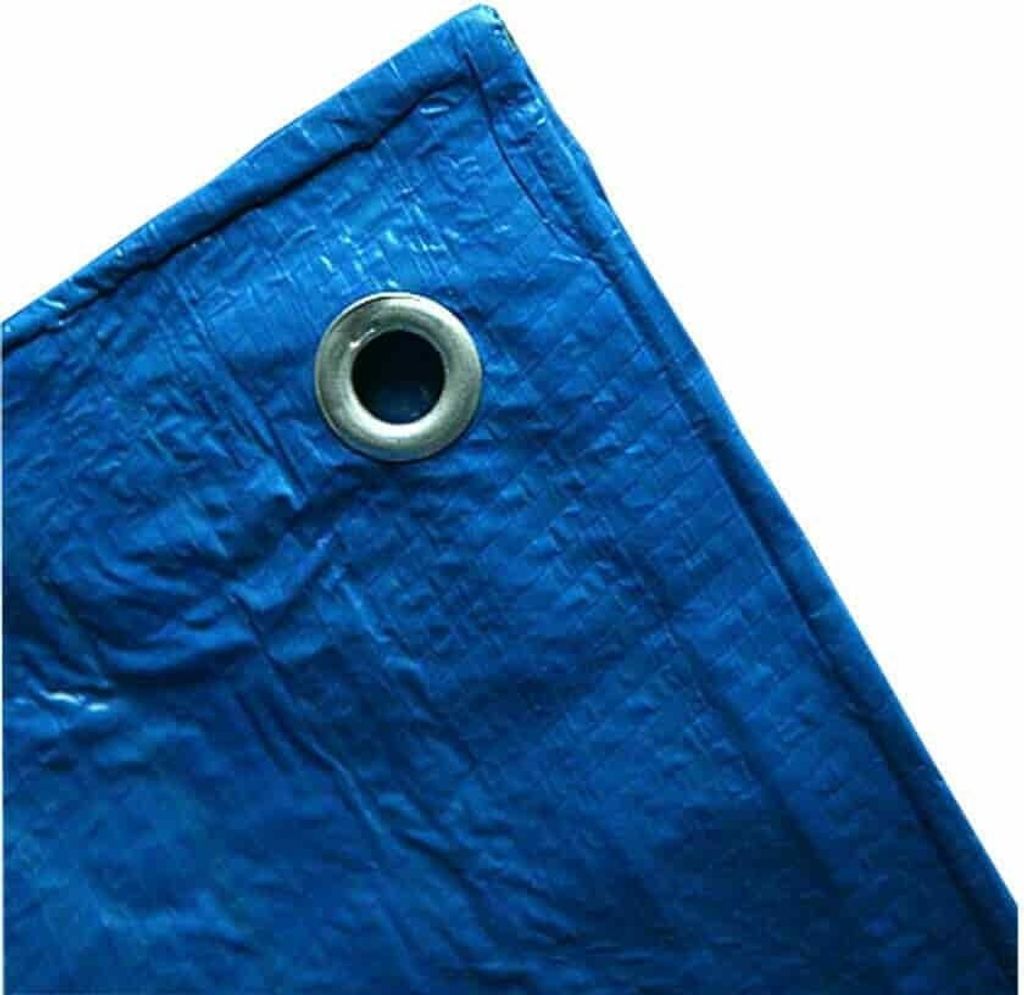 4 x 5 Meter(20m²) blaue Gewebeplane