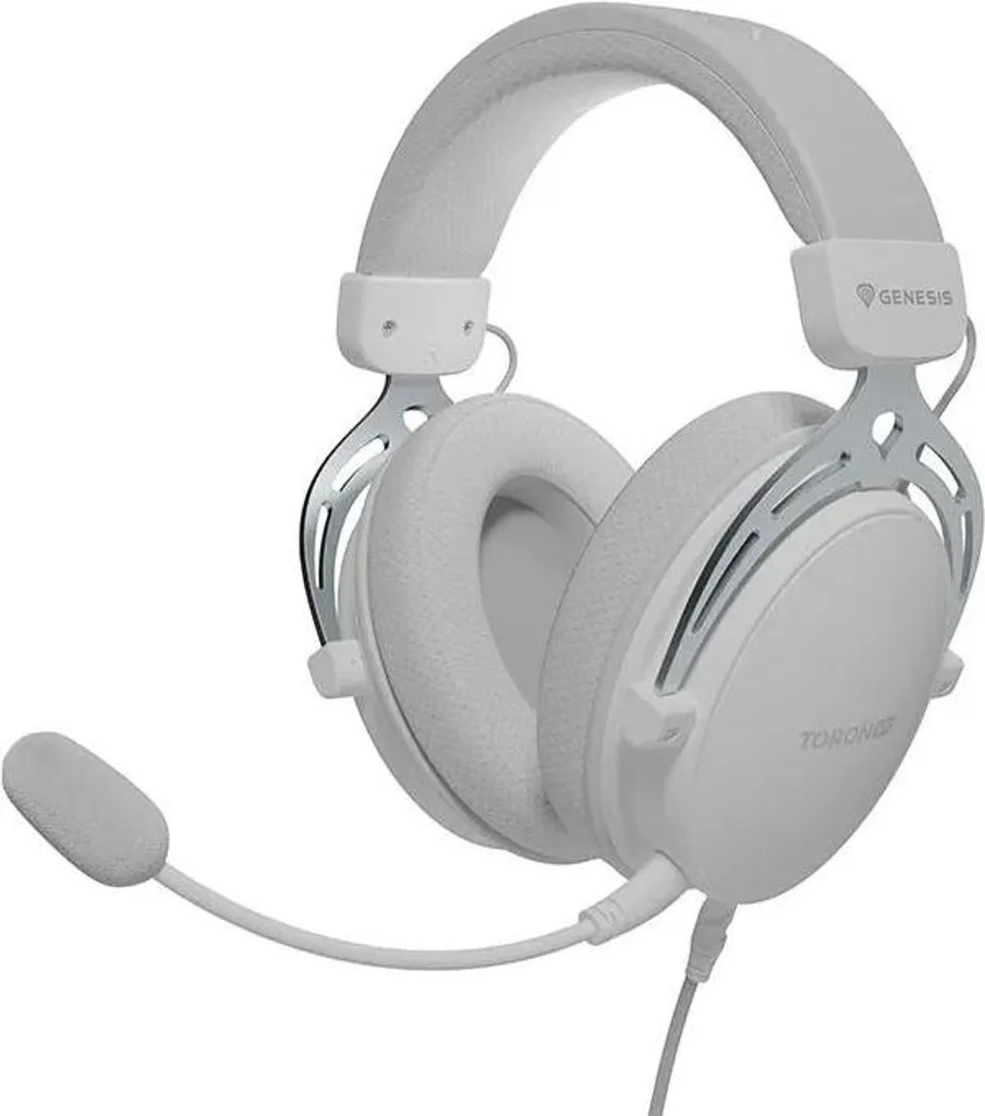 Genesis Toron 531 Casque Gaming Filaire Circum-aural Micro Détachable Blanc