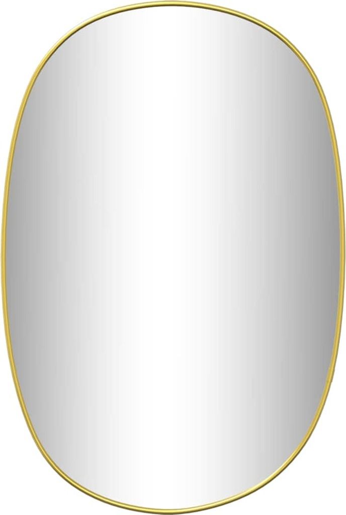 vidaXL Wandspiegel Golden 50x35 cm