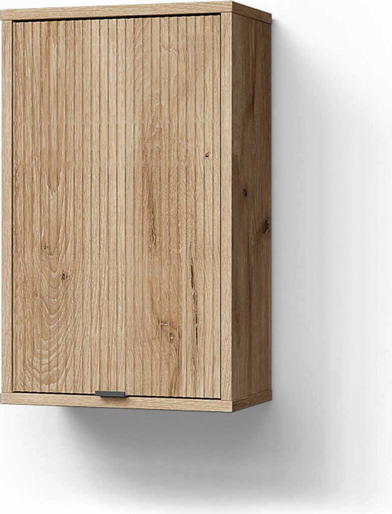 Badschrank Livinity ATERNO Viking Oak 40 x 65 cm mit 2 Regalböden, Model 53122