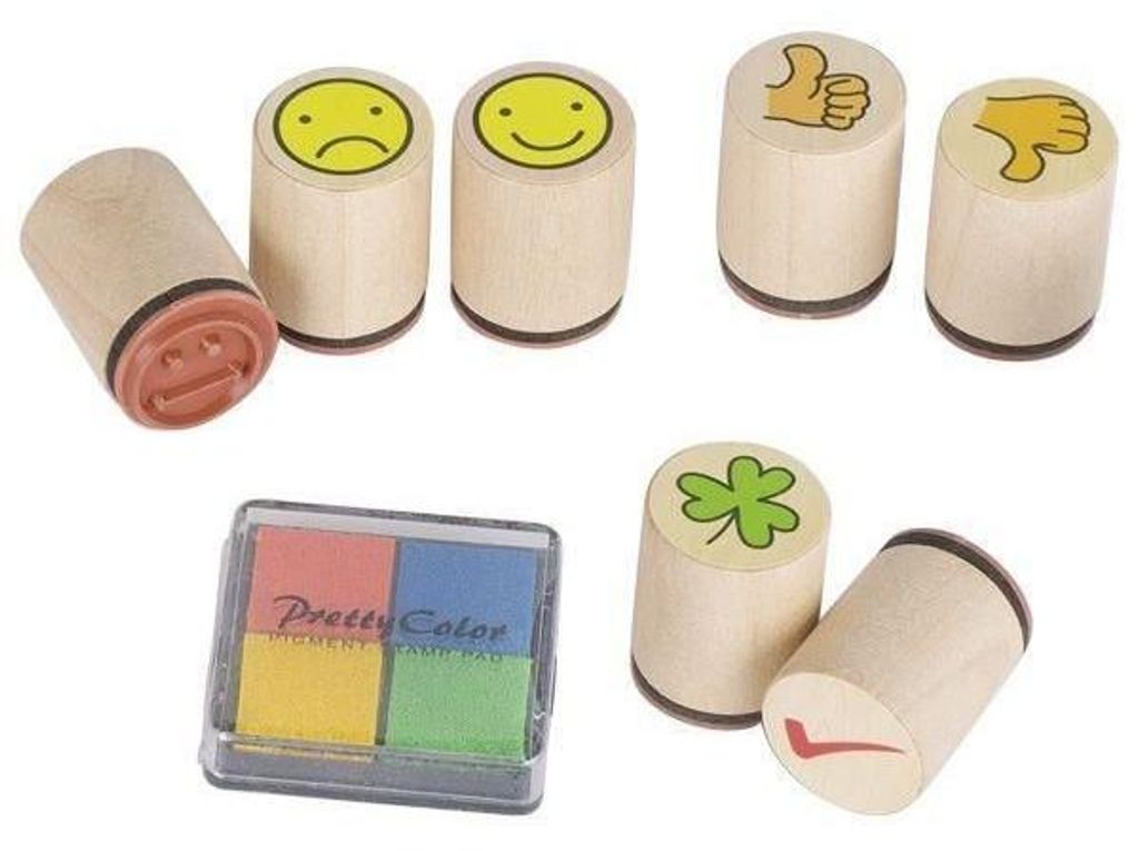 Stempel Kleeblatt, Smile, ...(7 Stempel), Produktbild 