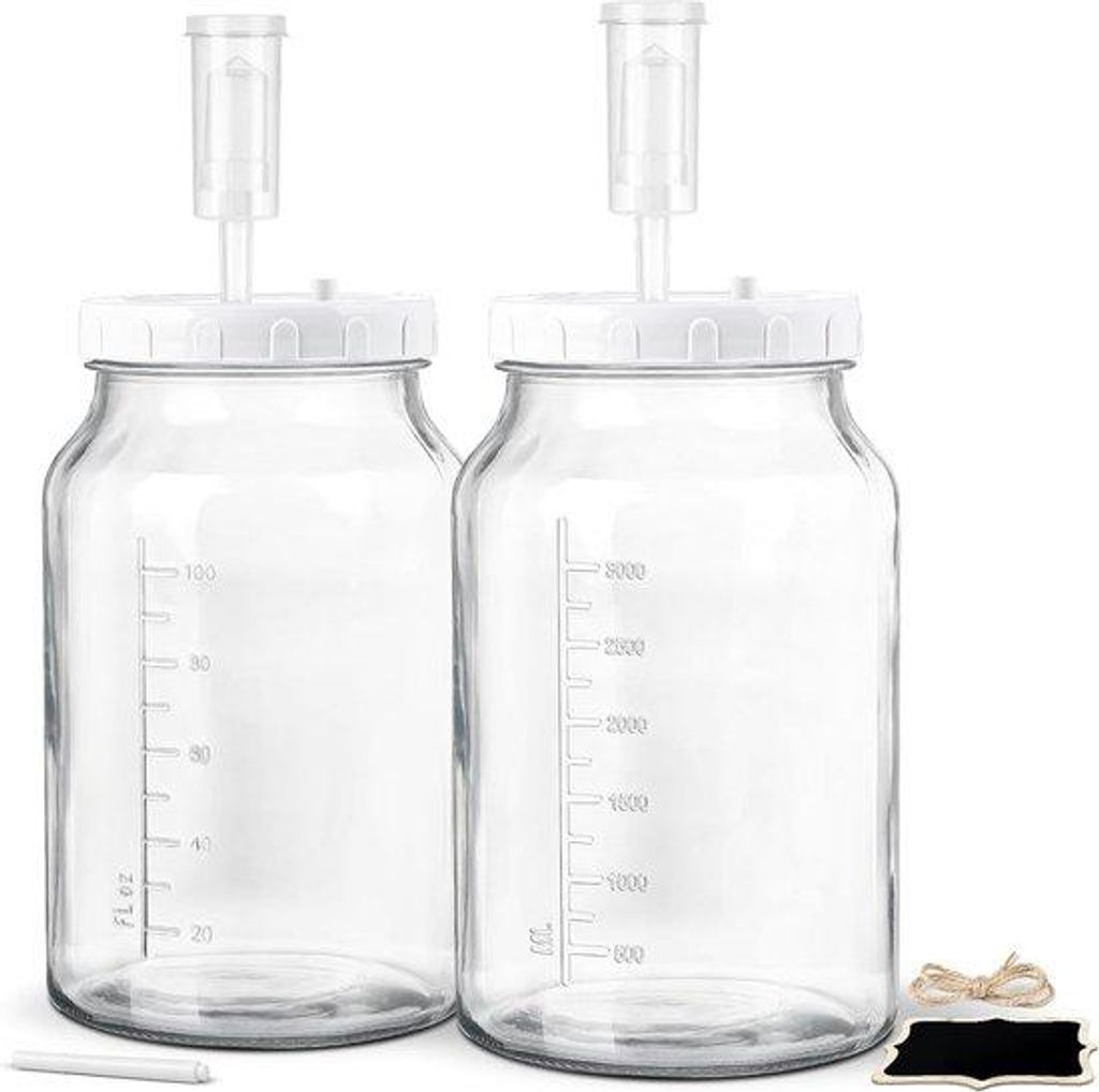 Fermentationsset für Sauerkraut und Kimchi, Edelstahl