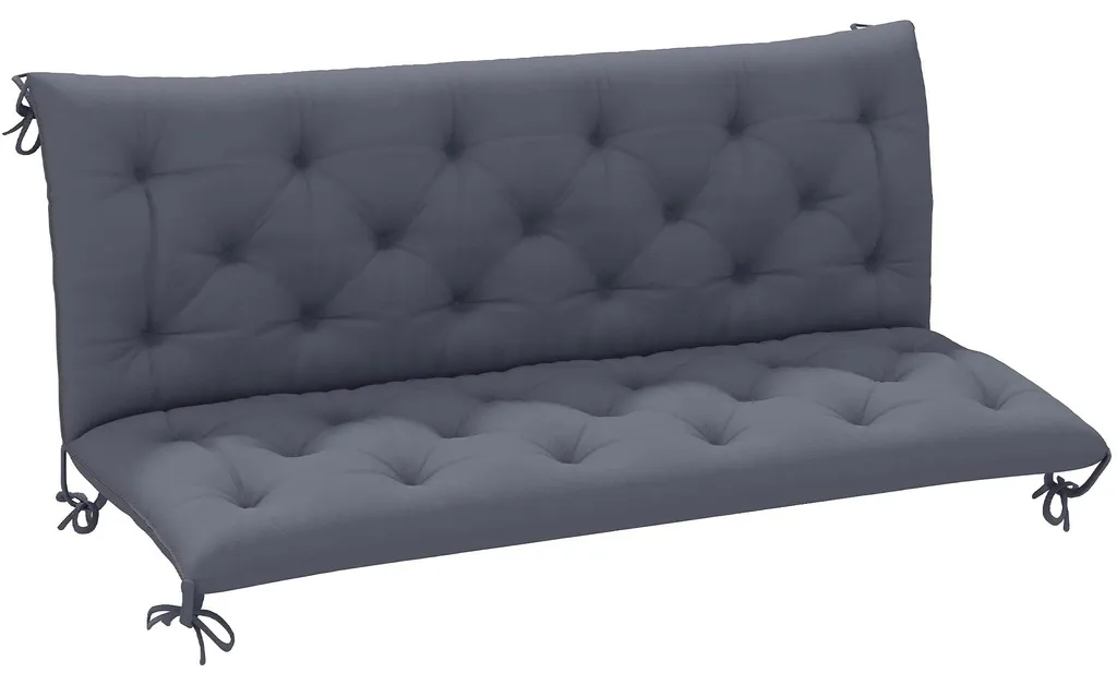 Aménagez votre banquette 3 places avec ce lot de coussins gris confort