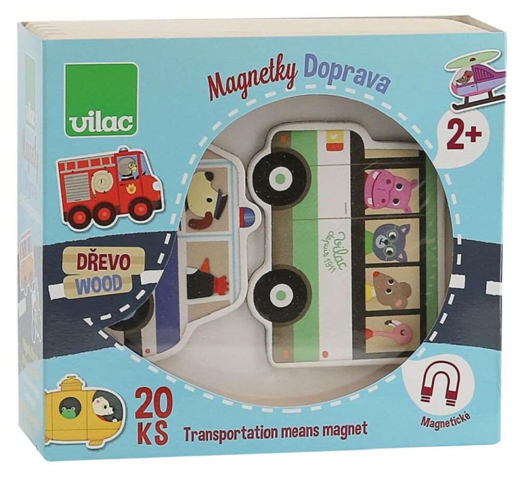 Vilac Drewniane magnesy 20 szt Zdjęcie produktu 