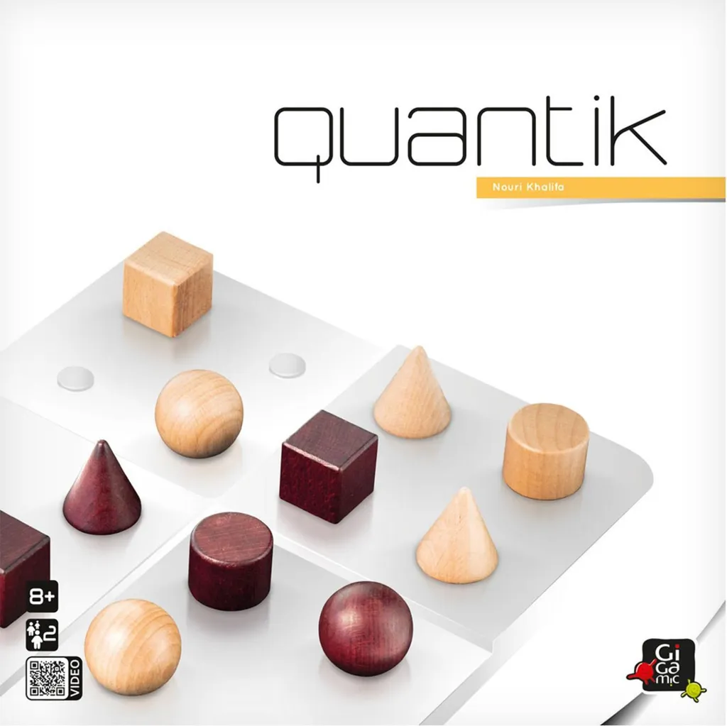 Asmodee Quantik : Jeu de Société de Stratégie Pure pour Duo de Chocs