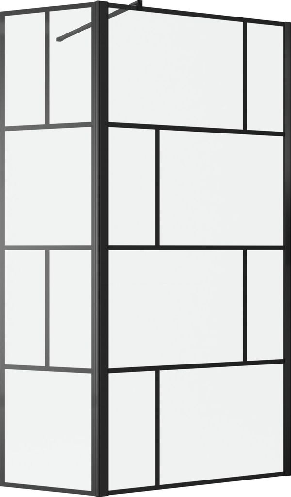 Paroi de douche avec pivot 90+40x195cm - Sérigraphie type Image du produit 