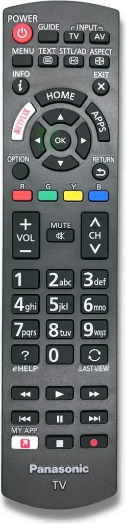 Genuale Panasonic TV Fernbedienung TX-43HXW944 | TX-50HX810E | TX-50HX830E | TX-50HXF887 | TX-50HXN888