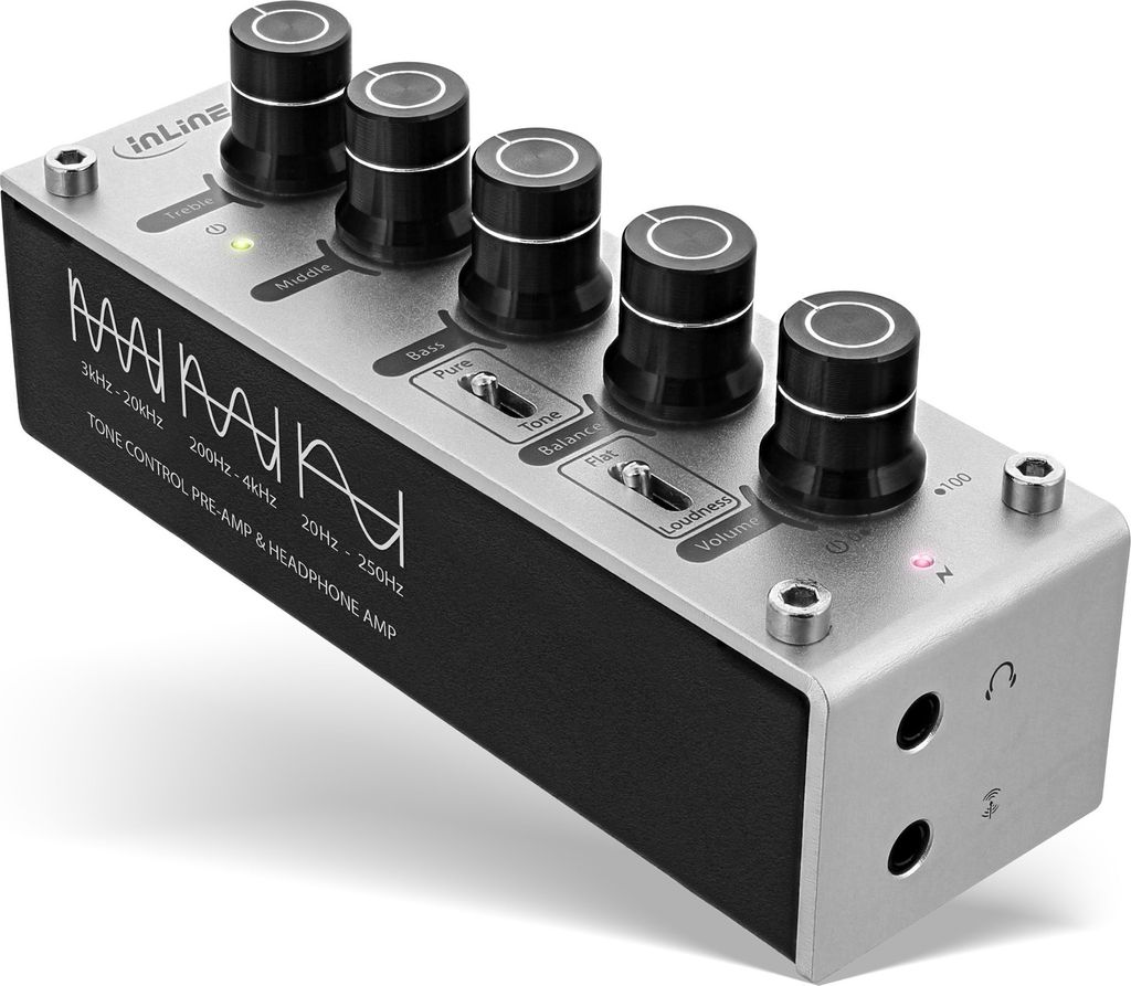 InLine® AmpEQ Hi-Res AUDIO Kopfhörer-Verstärker und Produktbild 