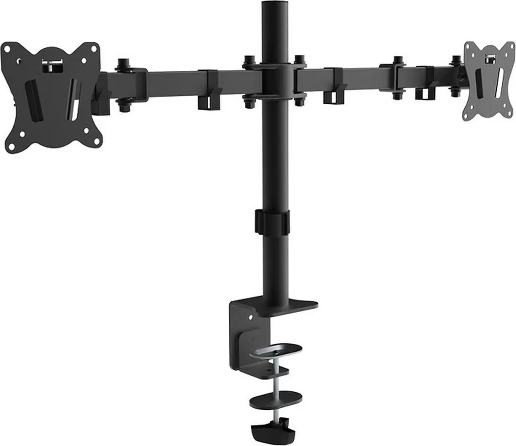 Support de Bureau Double Moniteur 27 Pouces Montis Everest MT015 Noir