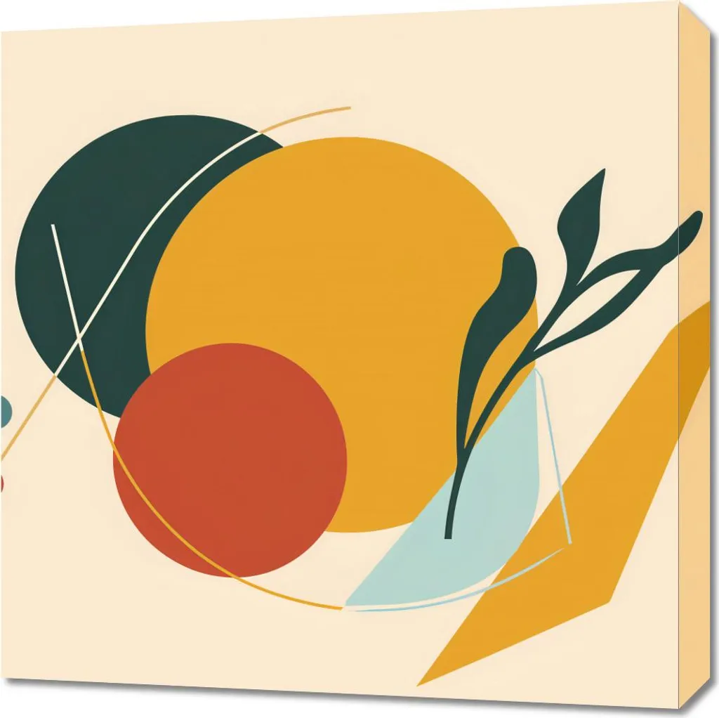 Image Nature Intelligente 60x60 pour Salon et Bureau - Ambiance Zen