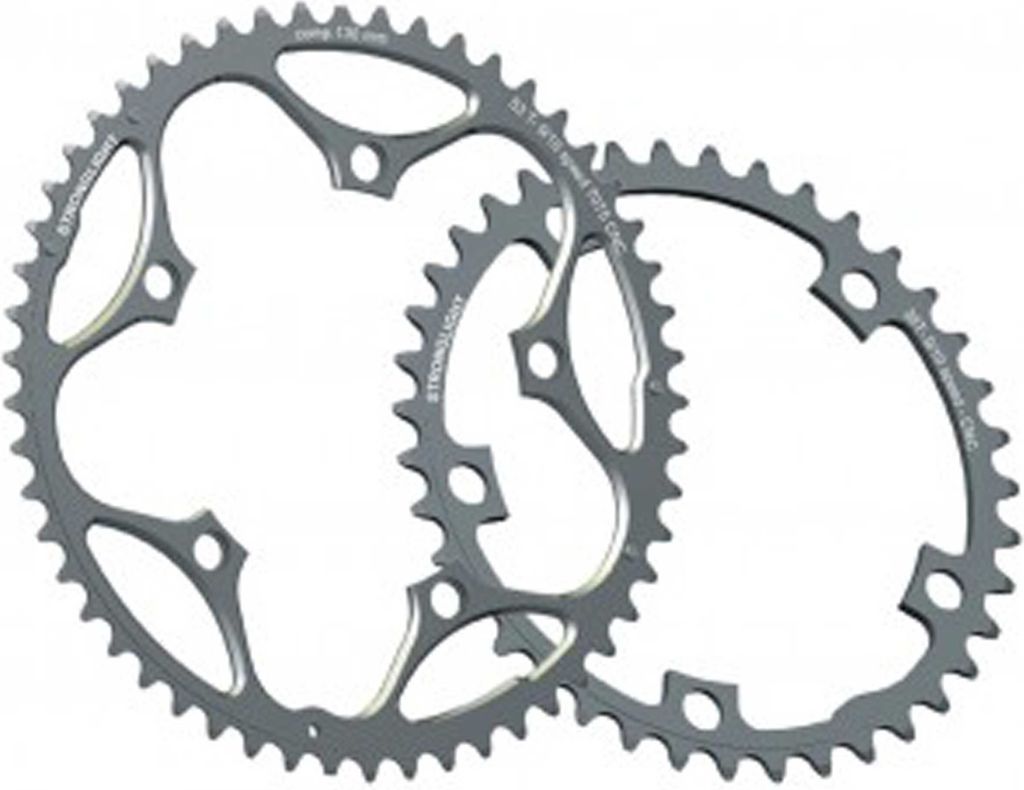 STRONGLIGHT 264562 Type 130 S Kettenblatt Type 130 S außen 49 Zähne, silber, 9/10-fach, Silber (1 Stück)