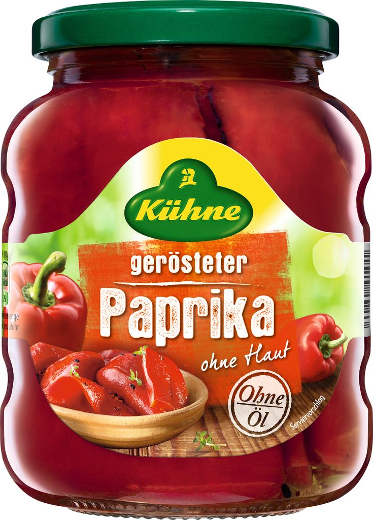 Pieczona papryka Kühne bez skórki Zdjęcie produktu 