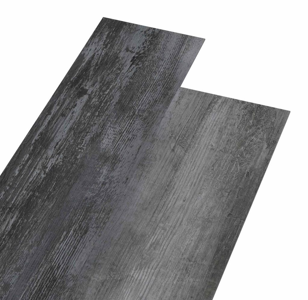 Bodenplanken 36 pcs Glänzendes Grau 5,02 m² PVC
