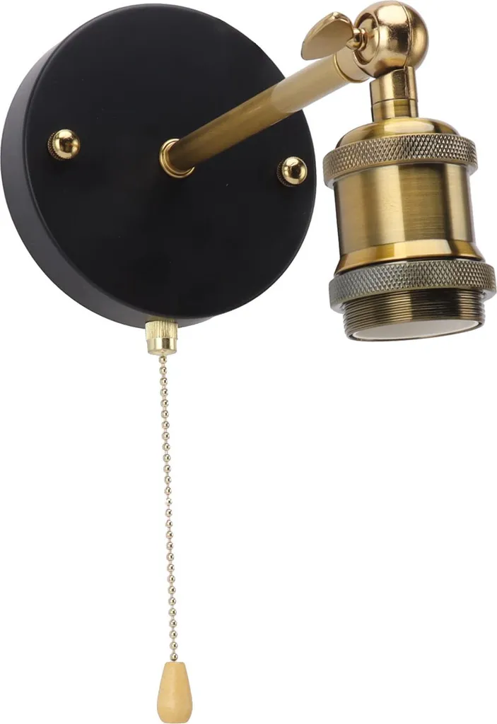 Applique Vintage Or Orientable avec Interrupteur Manuel pour Intérieur - 7