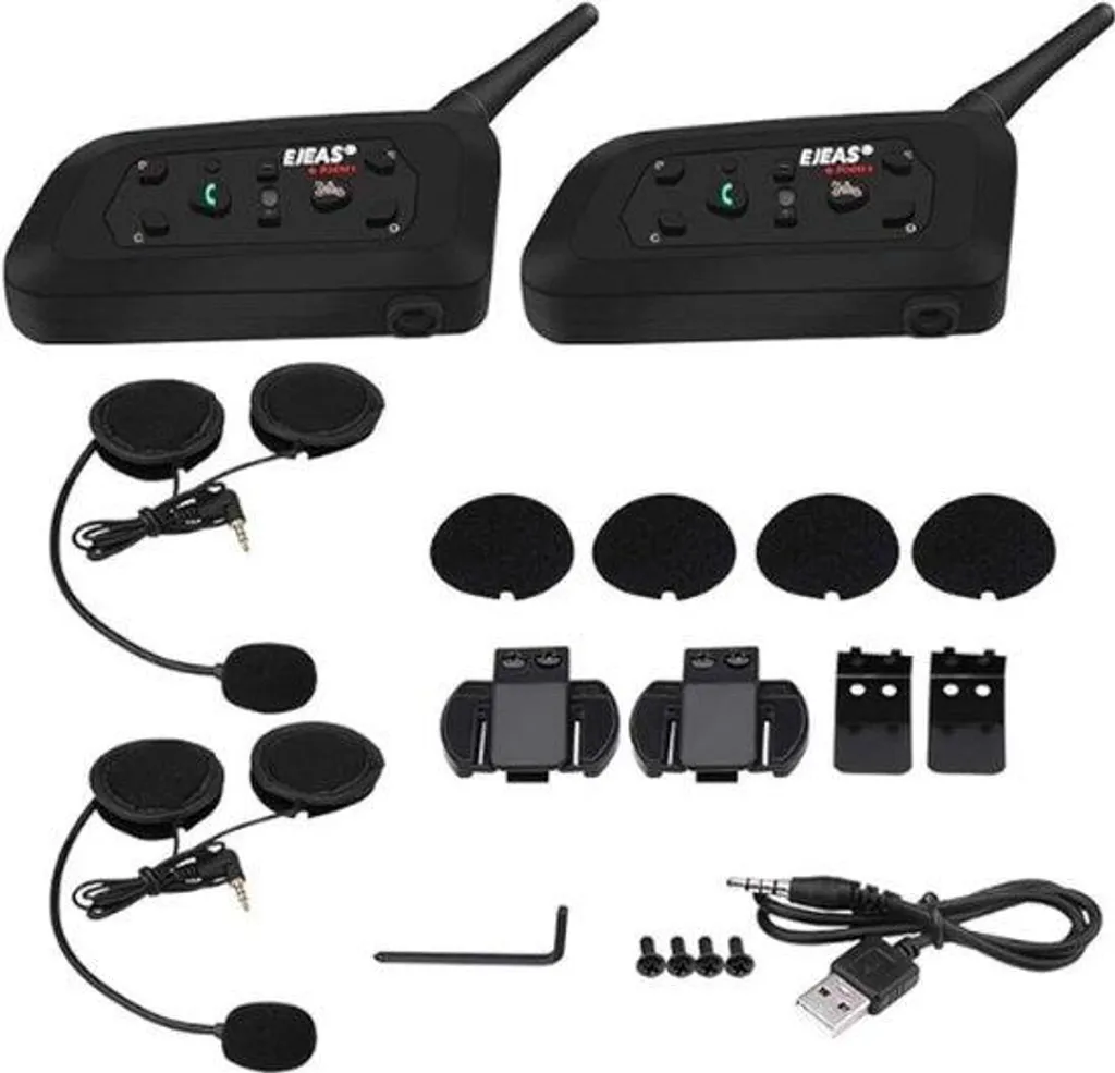 Système Bluetooth casque moto étanche IP67 avec commande vocale Siri